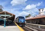 Tri-Rail Train # P677 stopped at WPB Station